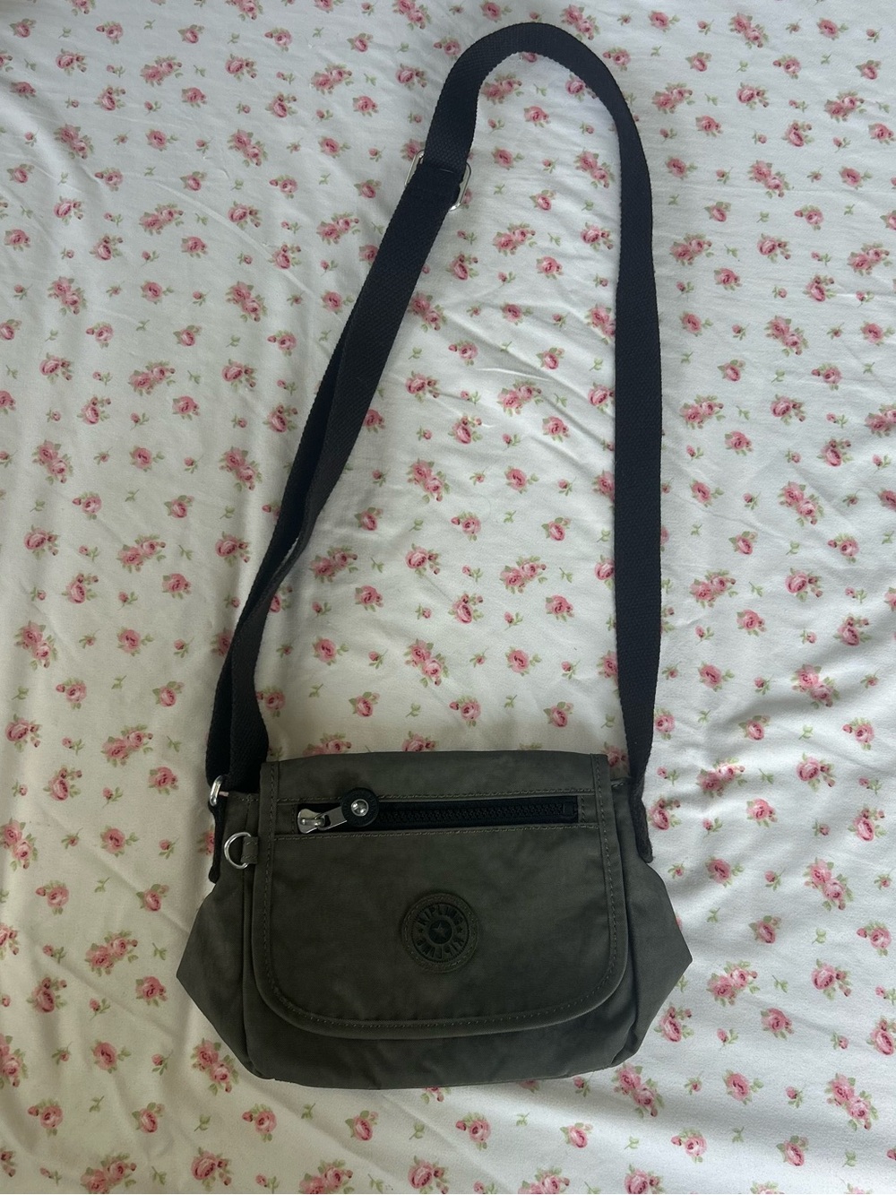 Kipling Small Crossbody Bag in Olive